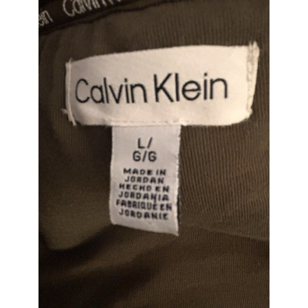 Calvin Klein Women's Green Fuzzy Jacket , Large, Casual, Full Zip - Picture 14 of 16